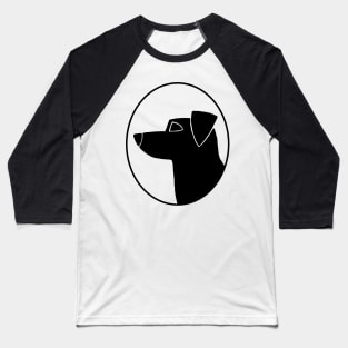 Jack Russell Terrier Cameo Baseball T-Shirt